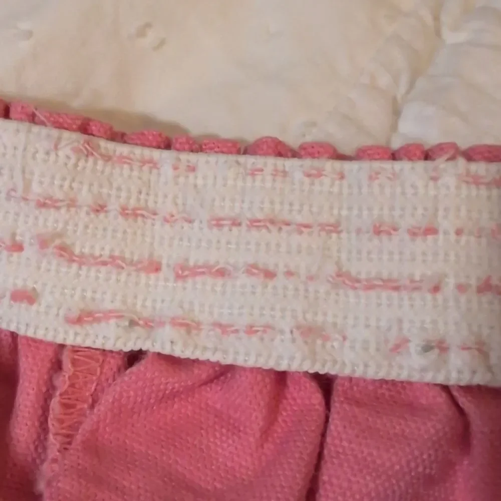 Vintage Toddler Girl Pink Elastic Waist Shorts‎